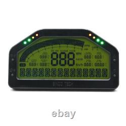 12v Voiture 9000rpm Dash Race Display Rally Gauge Sensor Kit Dashboard LCD Screen