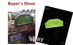 1x Auto Race Dash Affichage Numérique LCD Gauge Meter Bluetooth Full Sensor Set Do904