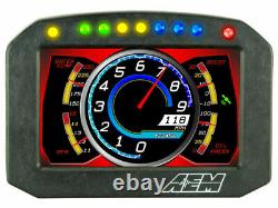Aem Cd-5fl Carbon Flat Panel 5 Digital Race Car Dash Display Modèle Non Gps