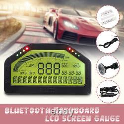 Affichage De Course De Tiret De Voiture Obd Bluetooh 7000rpm Tableau De Bord LCD Écran Indicateur Numérique