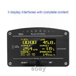 Affichage de tableau de bord précis DO907OBD de jauge OBD2 9V-16V pour voiture de course