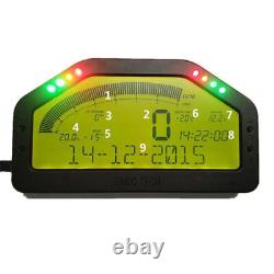 Affichage du tableau de bord de la course de tableau de bord de voiture Bluetooth Full Sensor Kit Écran LCD Rally Gauge