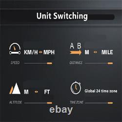 Affichage tête haute de compteur de vitesse GPS pour voiture USB KMH MPH universel