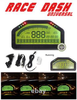 Affichage universel de tableau de bord de voiture SUV Dash Race avec écran LCD Bluetooth et jauge numérique