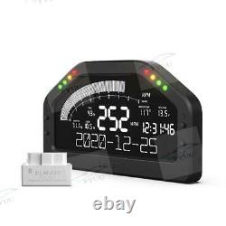 Car Race Dash Dashboard Affichage Numérique Gauge Meter Capteur Complet Obdll Bt 9-16v