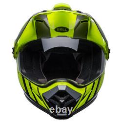 Casque de moto Bell MX 9 Adventure MIPS Dash Hi-Viz Jaune / Gris