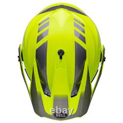 Casque de moto Bell MX 9 Adventure MIPS Dash Hi-Viz Jaune / Gris