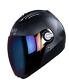 Casque Intégral Steelbird Air Sba-2 Dashing Black Avec Visière Arc-en-ciel En Taille M/l