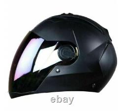 Casque intégral Steelbird Air SBA-2 Dashing Black avec visière arc-en-ciel en taille M/L