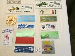 Dash Plaque Emblem Sign Collection, Années 1970-1980, Racing And Street Car Events