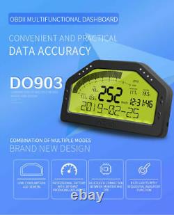 Do903 Race Dash Display Obd2 Bluetooth Dashboard Écran LCD 9000rpm Pour Voiture 12v