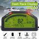 Do904 Voiture Dash Affichage Course Bluetooth Capteur Tableau De Bord Gauge Rallye De L'écran Lcd