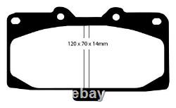 Ebc B12 Kit De Frein Plaquettes Avant Disques Pour Subaru Impreza 1 (gc)