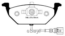 Ensemble de frein avant EBC B12 avec plaquettes et disques pour Skoda Fabia Roomster Polo