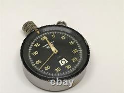 Heuer Dash-mounted Timer Chronomètre Vintage De Course De Course De Tableau De Bord Horloge De Voiture De Course