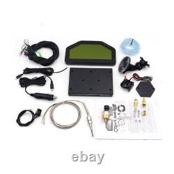 Kit de capteur d'affichage de tableau de bord de voiture de course Tacho 9000 tr/min avec écran LCD Bluetooth Rally Gauge