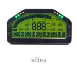 La Pleine Voiture Capteur Kit D'affichage De La Course Dash Rally Dashboard Monitor Gauge 9000 RPM