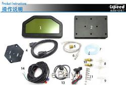La Pleine Voiture Capteur Kit D'affichage De La Course Dash Rally Dashboard Monitor Gauge 9000 RPM