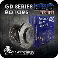Nouveaux Disques Arrière Ebc Turbo Groove Paire Disques De Performance Oe Qualité Gd7338
