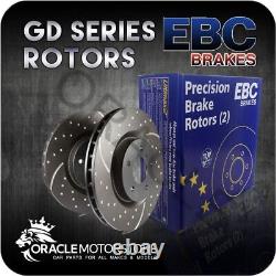 Nouveaux disques avant turbo rainurés Ebc paire de disques de performance de qualité OE Gd850