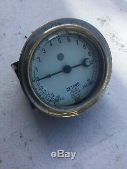 Old Gauge Nous U S Vintage Dash Instrument Prewar Race Car Supercharger Supercar