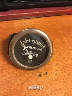 Old Gauge Us U S Vintage Dash Instrument Rat Rod Prewar Voiture De Course Chandler Huile