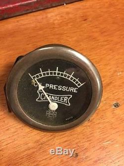 Old Gauge Us U S Vintage Dash Instrument Rat Rod Prewar Voiture De Course Chandler Huile