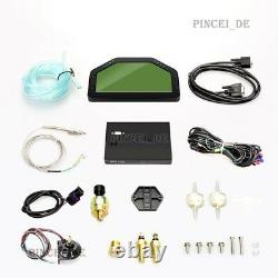 Sinco Tech Do908 Car Race Dash Dash Dash Dash Racing Display Gauge Full Sensor Kit