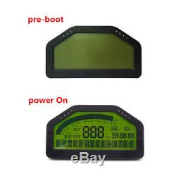Tableau De Bord De Voiture Universel LCD Rallye Gauge Dash Race Display Sensor Kit Bluetooth