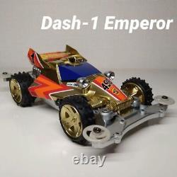 Tamiya Mini 4WD Dash No. 1 Emperor 1/32 Échelle MS Châssis Métal Couleurs Nouveau