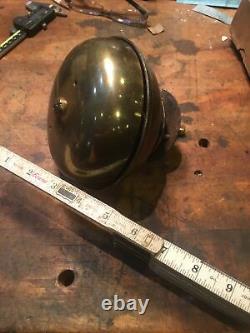 Voiture Antique Bermuda Cloche Brass Ère Oldsmobile Courbe Corne De Tiret Fort! Vintage